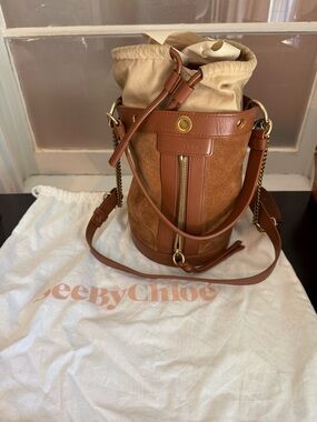 See By Chloe Debbie Leather Bucket Bag
